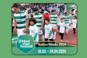 18.03 - 24.04 the #Morethanfootball Action Weeks 2024 will take place