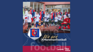 KF Vllaznia presents ambassador of #MoreThanFootball Action Weeks 2024